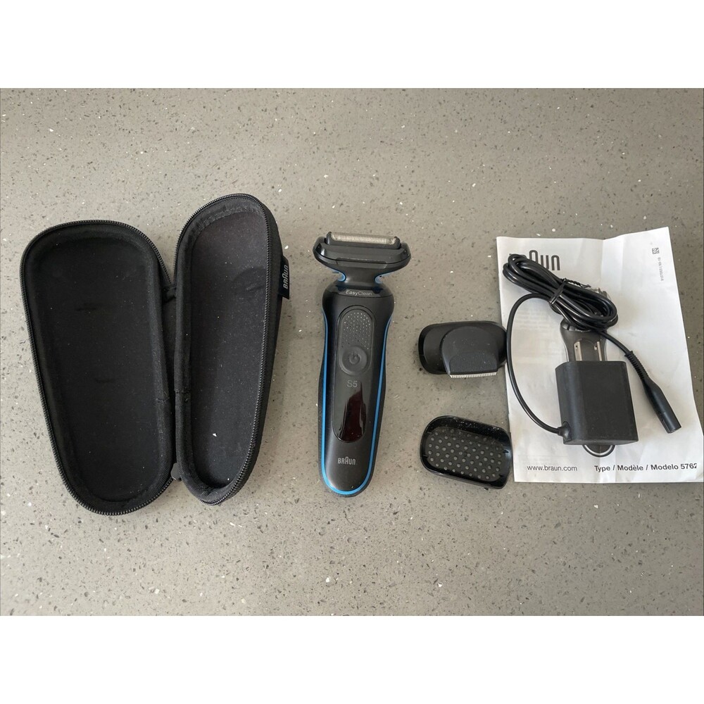 Braun Series 6 5762 Shaver S6 Mens Electric Razor CLEAN! WORKS Tested! + charger